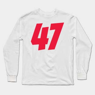 Mick Schumacher 47 - Driver Number Long Sleeve T-Shirt